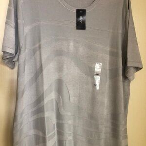 Soft Textured Alfani Pearl Grey Short Sleeved Sweater